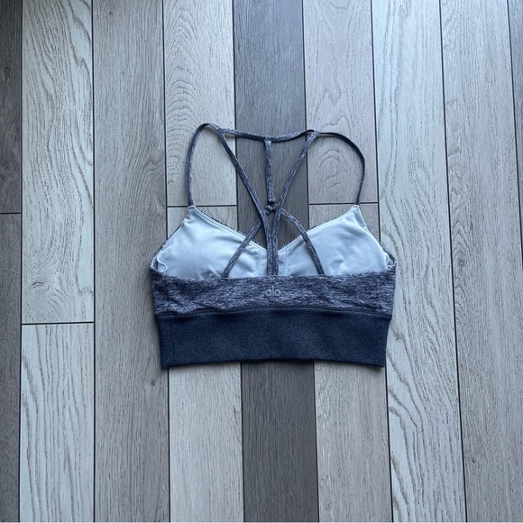 ALO Yoga Other - ALO Yoga Women's Gray Strappy Sports Bra